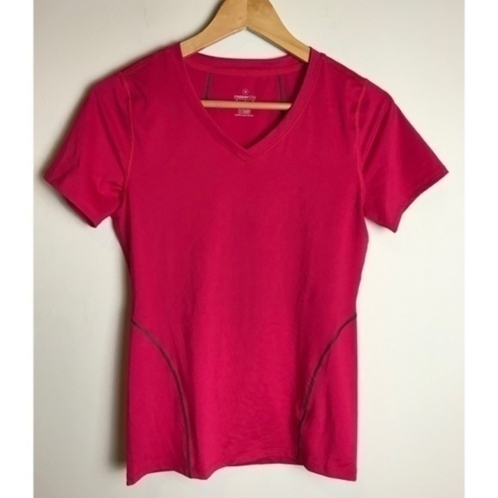 Copper Life Women's Core Compression VNeck Tee Shirt size medium